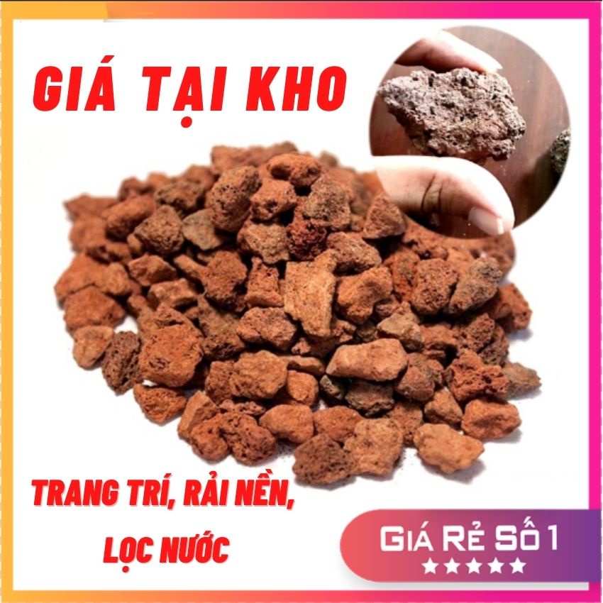 Đá nham thạch lọc nước bể cá, vật liệu lọc hồ cá, đá trang trí hồ cá