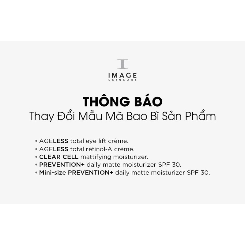 Lotion giảm mụn, giảm viêm Image Skincare Clear Cell Medicated Acne Lotion