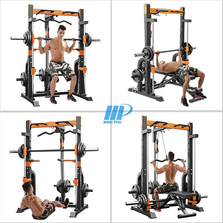 [HOT] Giàn tạ đa năng JL-K8  Máy tập GYM có Squat  Dụng cụ thể hình cho gia đình