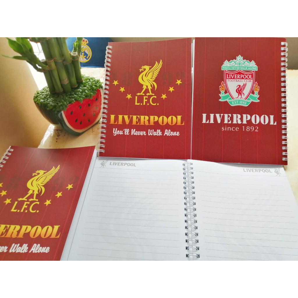 Sổ note 100 trang Liverpool