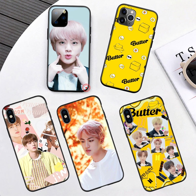 Ốp Điện Thoại Hình Bơ jin Kim Seokjin Cho iPhone 5 5S 6 6S 7 8 11 Pro Max Plus SE XR RII21