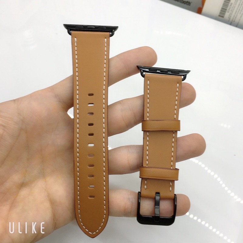 Dây Da đồng hồ thông minh AP Watch Series 1/2/3/4/5/6/7/SE Size S, L