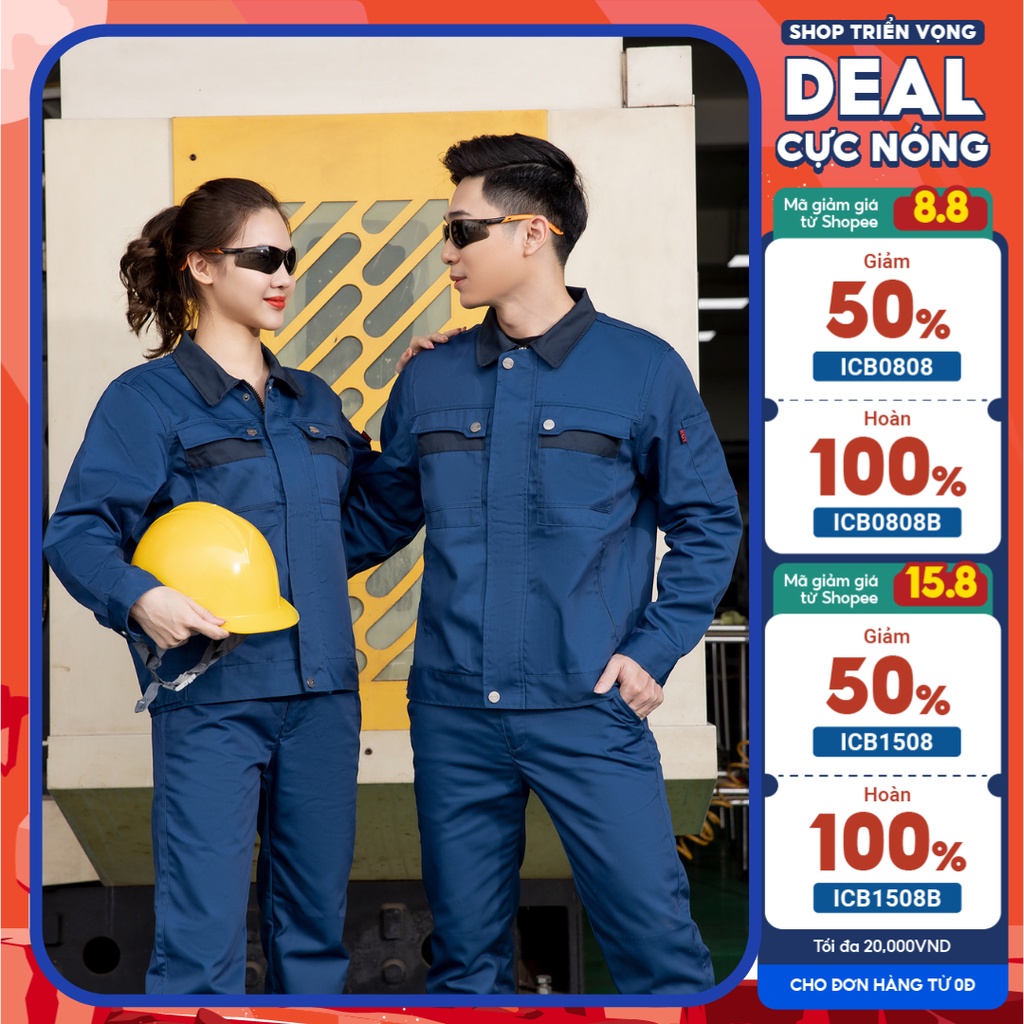 Quần áo bảo hộ lao động cao cấp KCT KEON 843DK