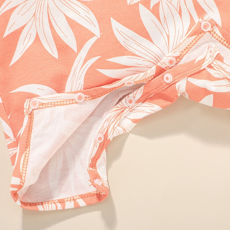 Body Ngắn Tay Cho Bé Trai Sơ Sinh 0-12 Tháng,Bodysuit Liền Thân Hoa Áo Liền Quần Cho Bé trẻ em