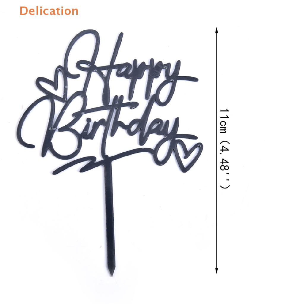 Que Chữ Happy Birthday LấP LáNh CắM Trang Trí BáNh Kem