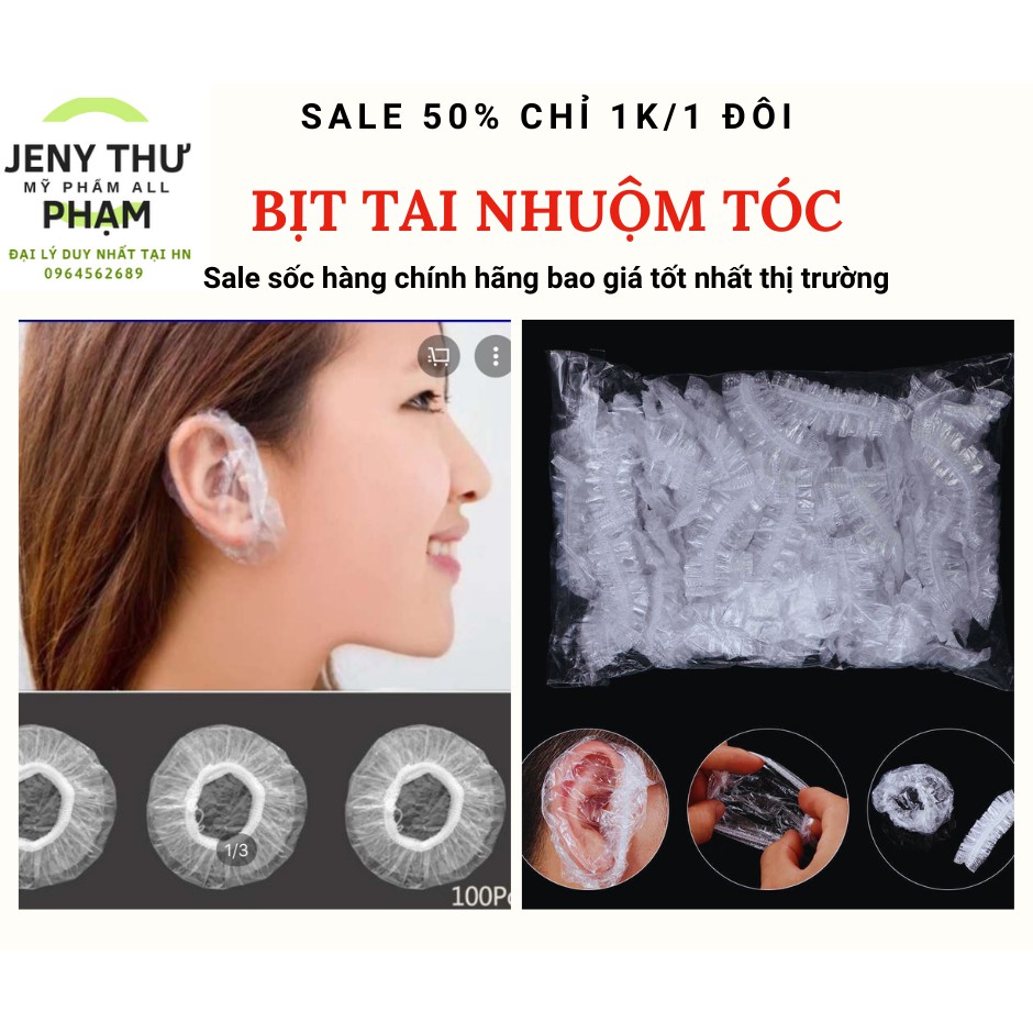 Chụp tai-Bịt tai chống nước,Hỗ Trợ Nhuộm Tóc Dùng 1 Lần