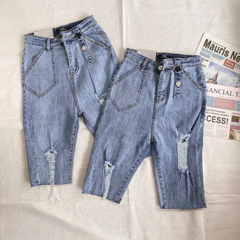 QUẦN JEANS NGỐ LƯNG CAO