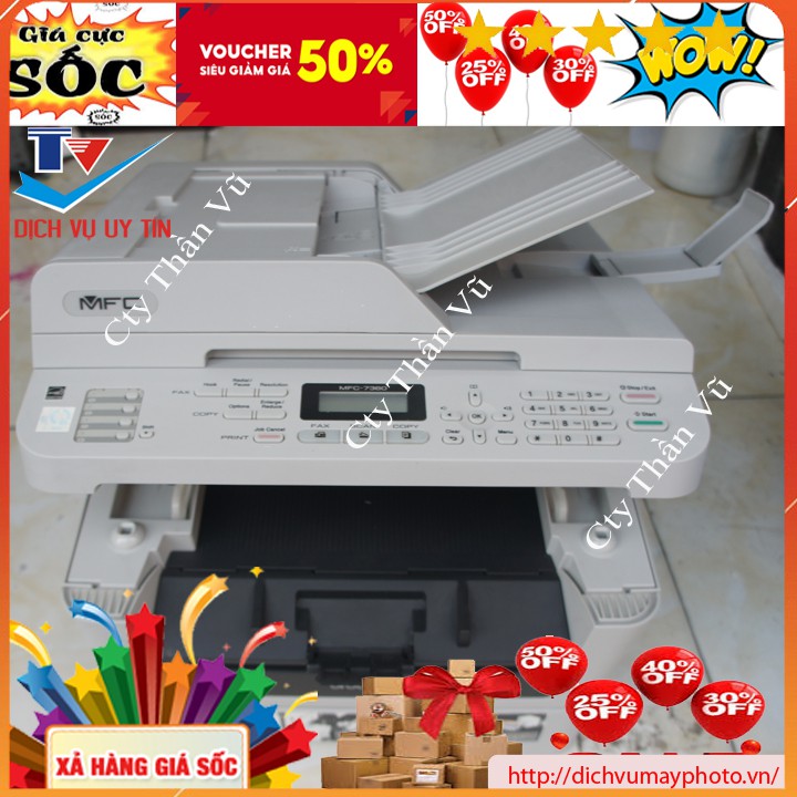 Máy in cũ đa năng Brother MFC 7360 máy đẹp đầy đủ tính năng in photocopy scan ADF