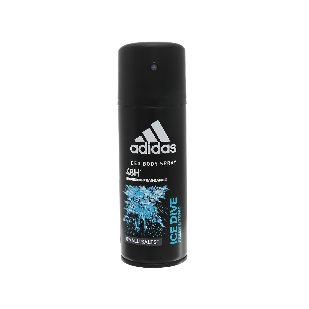 Xịt khử mùi toàn thân nam Adidas Ice Dive ngăn mồ hôi 150ml