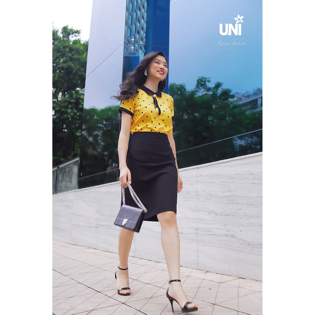 Chân Váy Công Sở Dáng Chữ A Basic 2CA929- UNI KOREAN FASHION