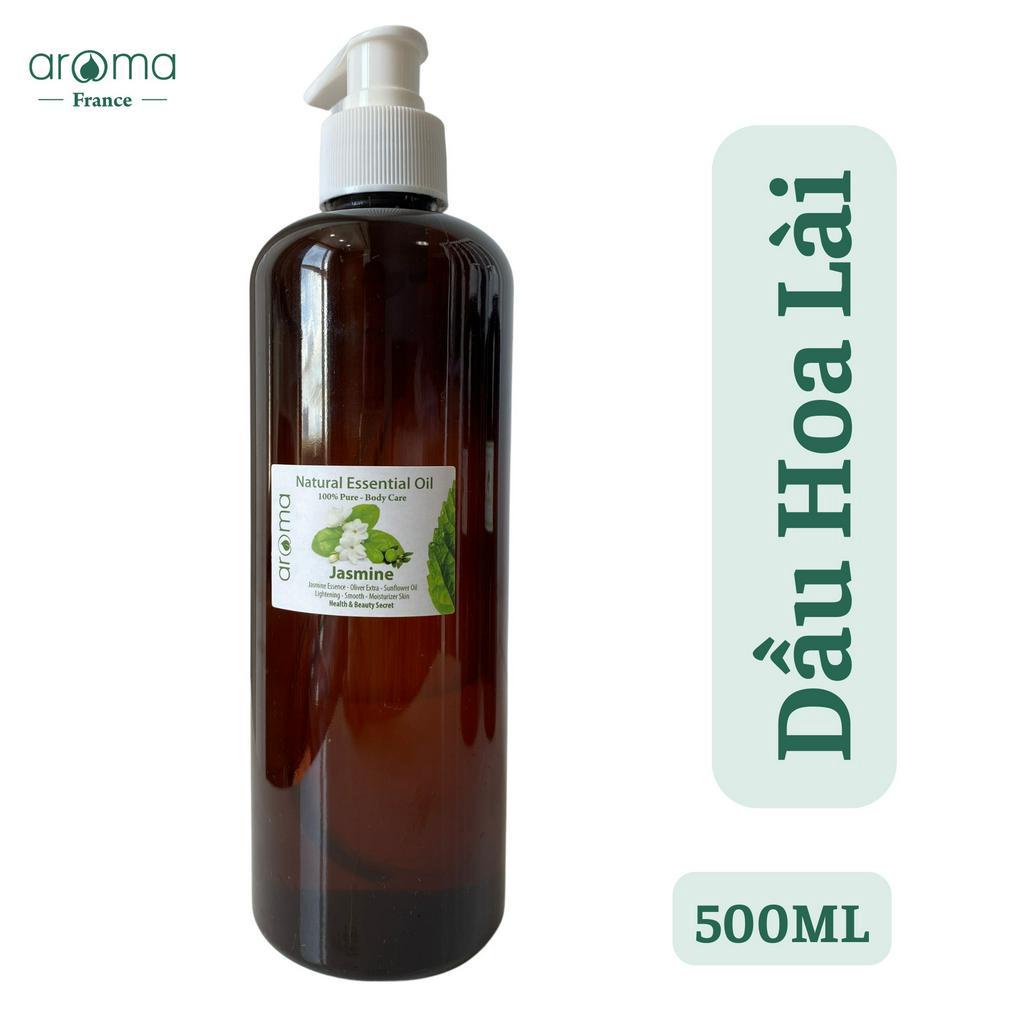 Tinh Dầu Massager Body Hoa Lài Aroma - Jasmine Body Oil 500ml