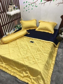 1 Chăn chần gòn vi tính phi lụa