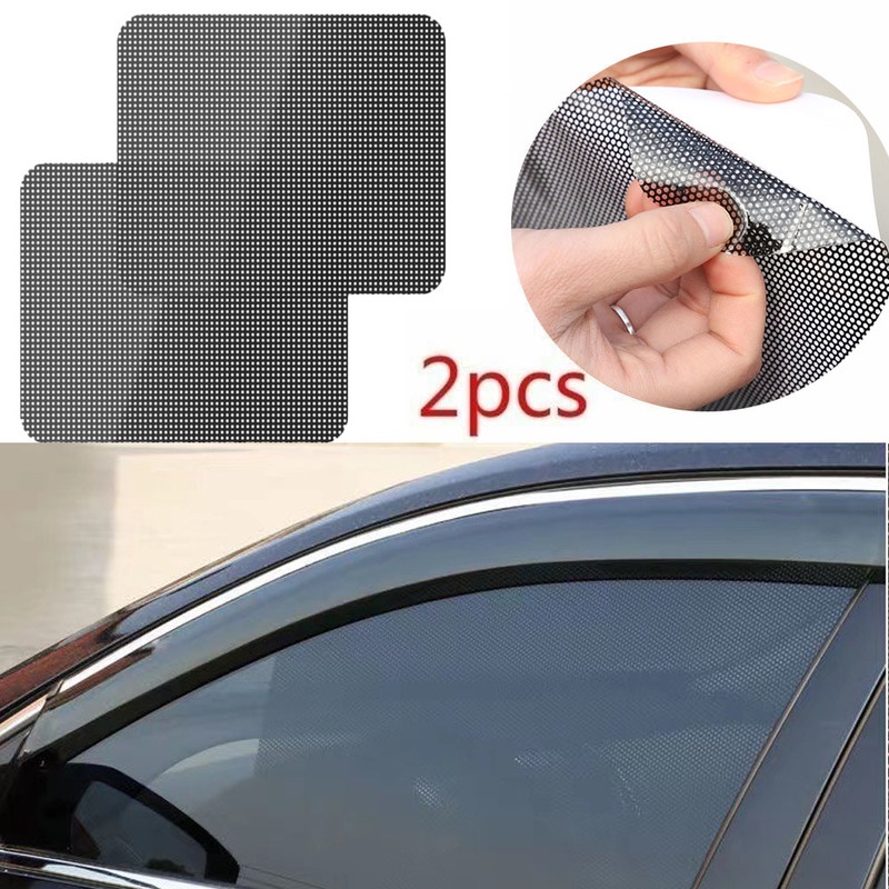 2pcs Car Window Sunshade Cover UV Protection Static Cling Sticker Film Car Sunroof Window Film