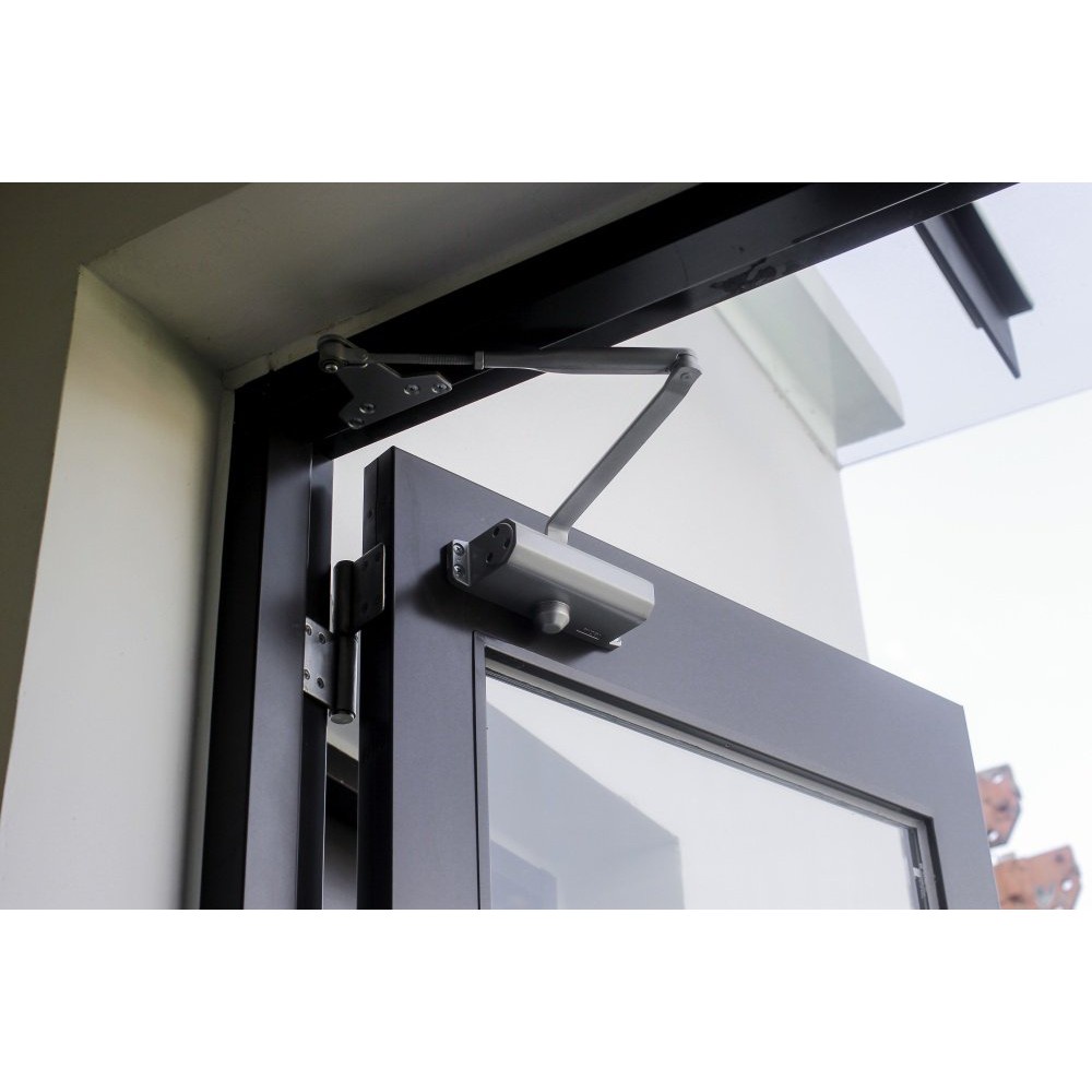 Tay co thủy lực tay hơi đẩy cửa góc có điểm dừng 90 / 180 độ  - dc2097