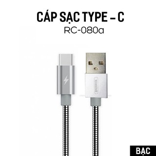 Cáp sạc remax rc-080a đầu type c phiên bản 2019