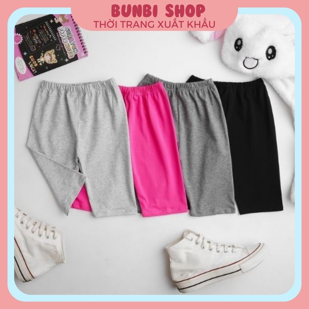 Quần legging bé gái thun co giãn 4 chiều từ 8 - 20 kg