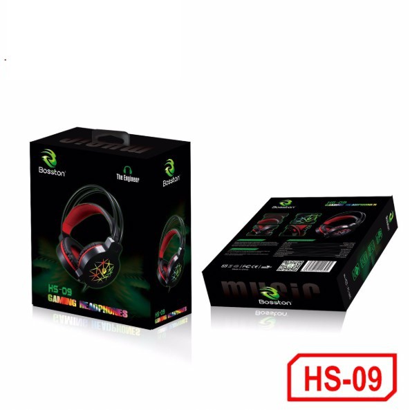 Tai Nghe Gaming Model HS 09 Bass Trầm Có Led