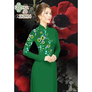 Vải áo dài 3D