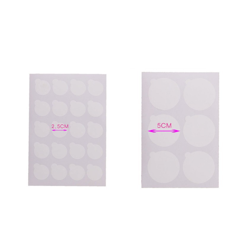 60/100pcs Protective Glue Cover Sticker Eyelash Extension for Jade Crystal Stone