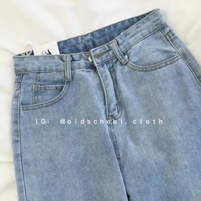 QUẦN JEANS TRƠN CẮT GẤU TUA RUA DÀI MÃ 3015 (ảnh thật/sẵn)