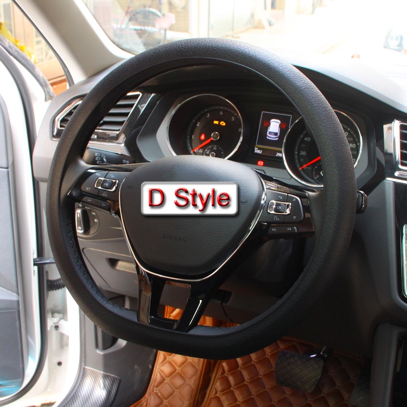 Bọc Vô Lăng Bằng Silicon Mềm Thông Dụng Cho Xe Hơi