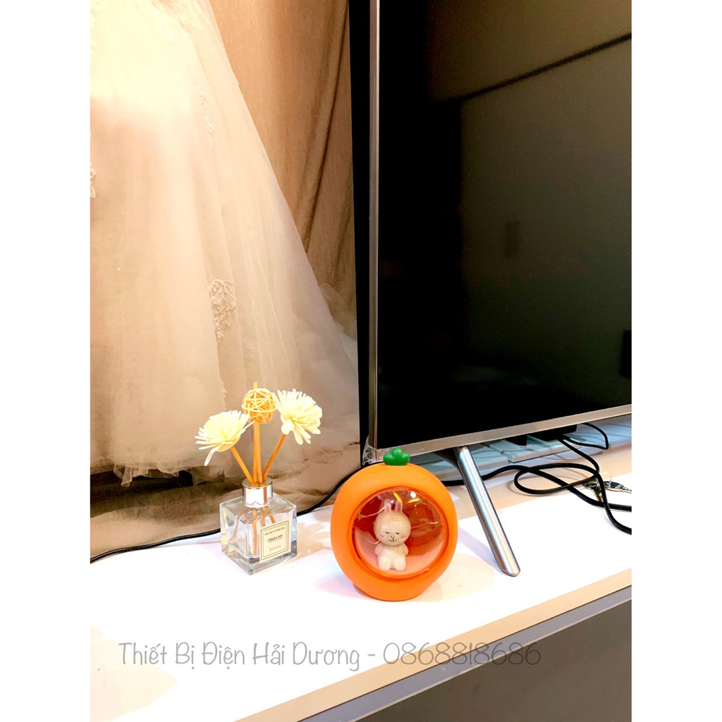 Đèn ngủ trang trí hình Thỏ Cony siêu dễ thương cho bé - Trang trí căn phòng vintage giá rẻ siểu tiết kiệm - Dùng Pin