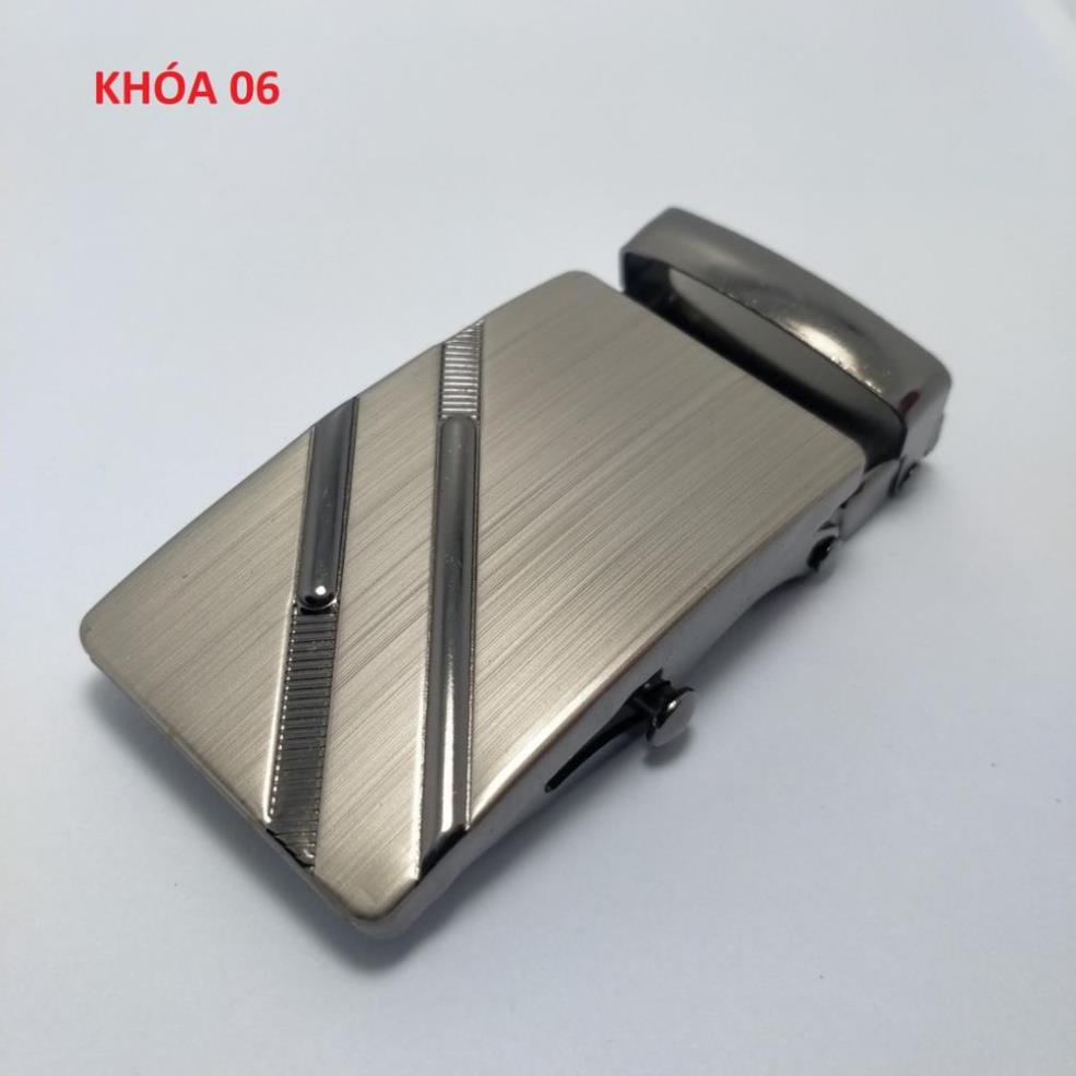 Mặt Khóa Thắt Lưng Nam - Mặt Lăn Bằng Hợp Kim Chống Gỉ Màu Xám Đen Cho Thắt Lưng < 3.7mm