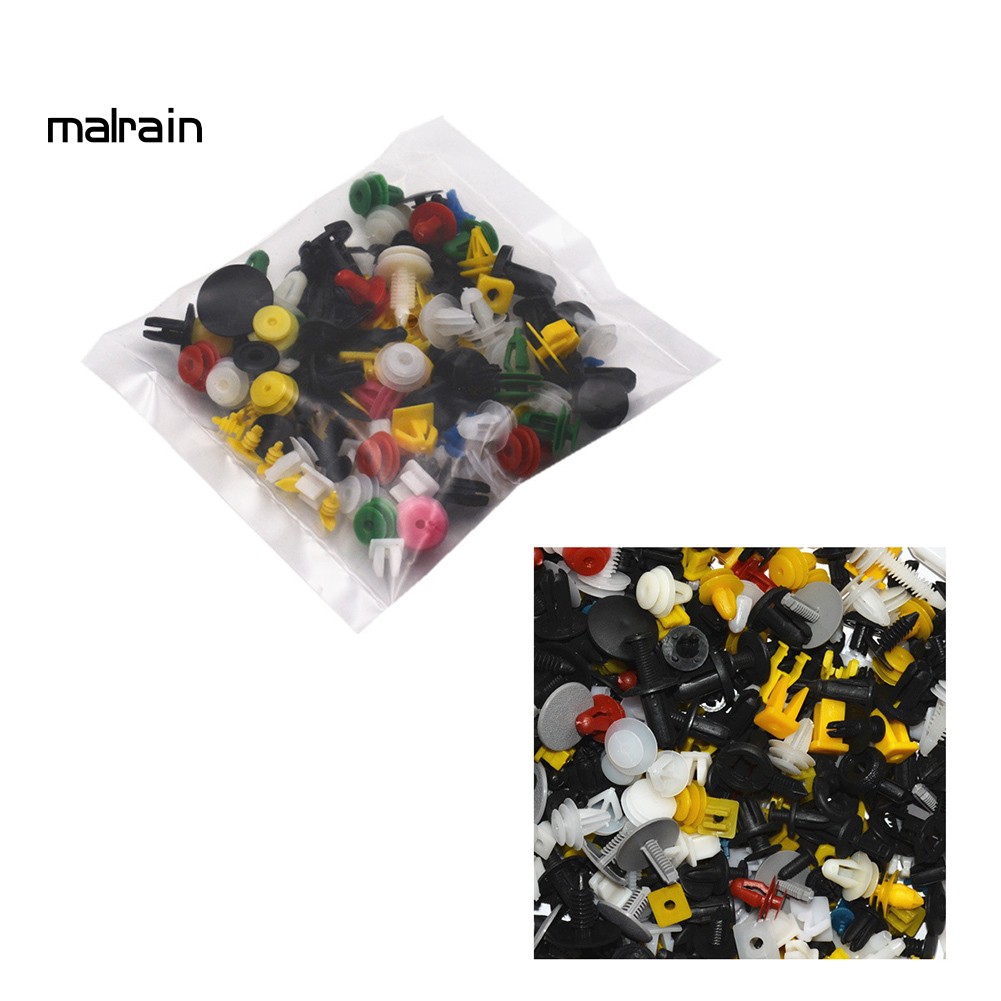 FENDER Set 100 Đinh Tán Nhựa Phụ Tùng Cao Cấp Cho Xe Ô Tô