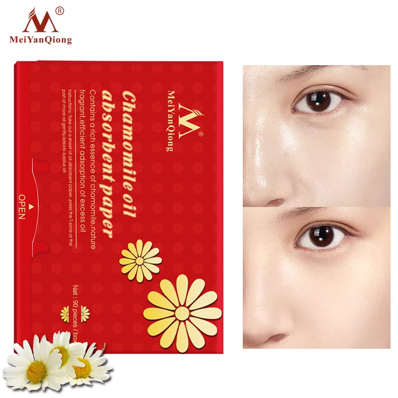 Set 90 Giấy Thấm Dầu MeiYanQiong Tinh Chất Hoa Cúc Tiện Dụng