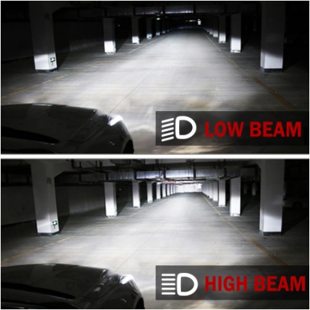 Đèn Pha LED H4 12V 12V Cho Xe Máy SUV ATV 4X4 80W 6000K