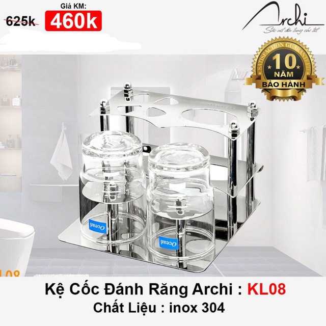 Kệ Cốc Đánh Răng ARCHI KL08