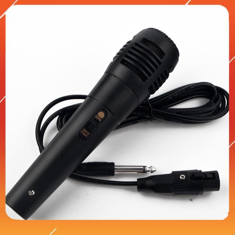 Micro Hát Karaoke Có Dây Giá Rẻ - Dùng Các Loa chân rắc P88, P89....