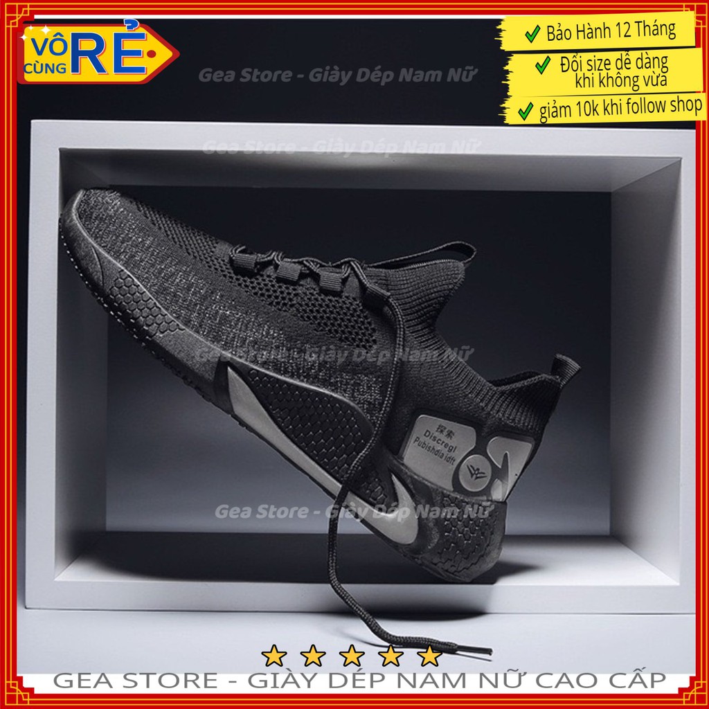 Giày thể thao nam móc xám, vàng Tahugon siêu êm - Giày sneaker nam kiểu dáng sport, tập gym cao cấp  - Mã THGTT04 | BigBuy360 - bigbuy360.vn