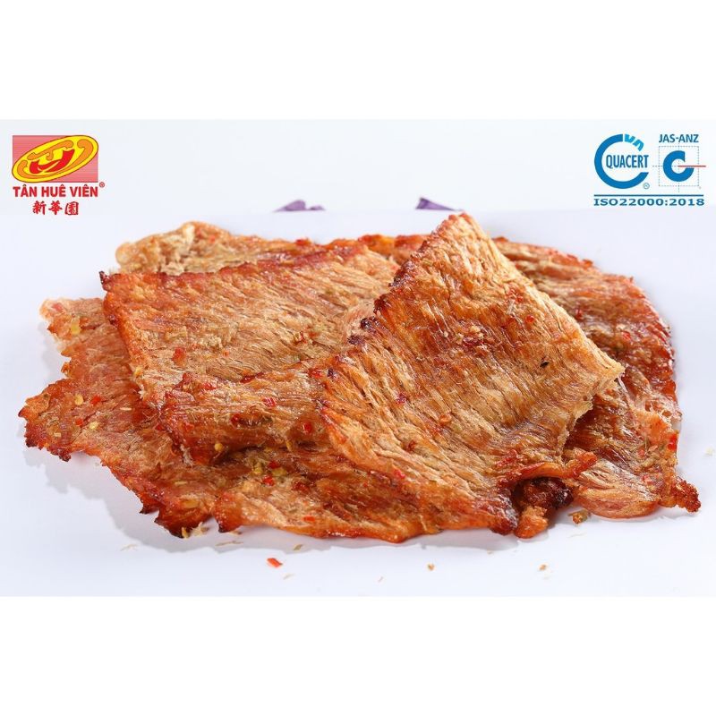 Khô heo xả ớt ăn liền Tân Huê viên 100g