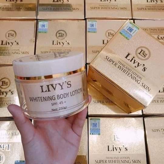Kem body dưỡng trắng da chống nắng toàn thân Lyvy's Thái Lan