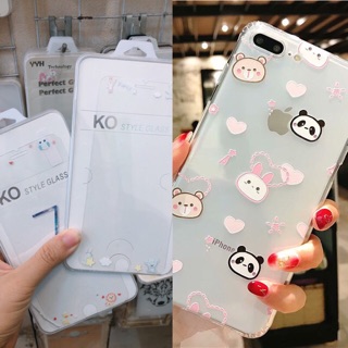 Combo 2 cường lực trong và 1 ốp trong iPhone