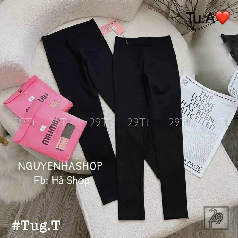 Quần legging miumiu full hộp chất đẹp