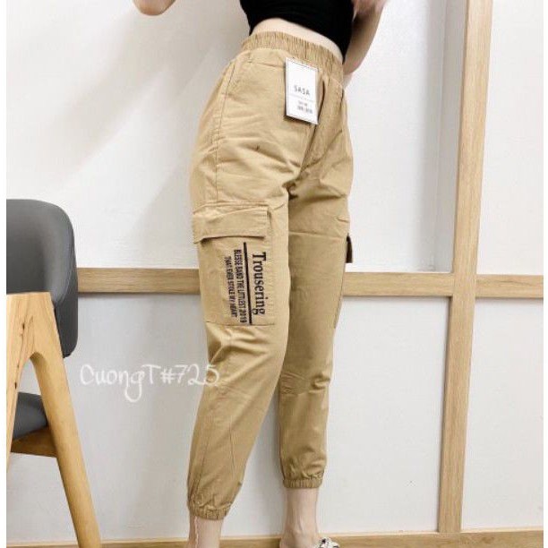 [ Mã FAMAYWA giảm 10K đơn 50K] Quần Kaki nữ, bo chun dây rút, chất kaki mềm | BigBuy360 - bigbuy360.vn