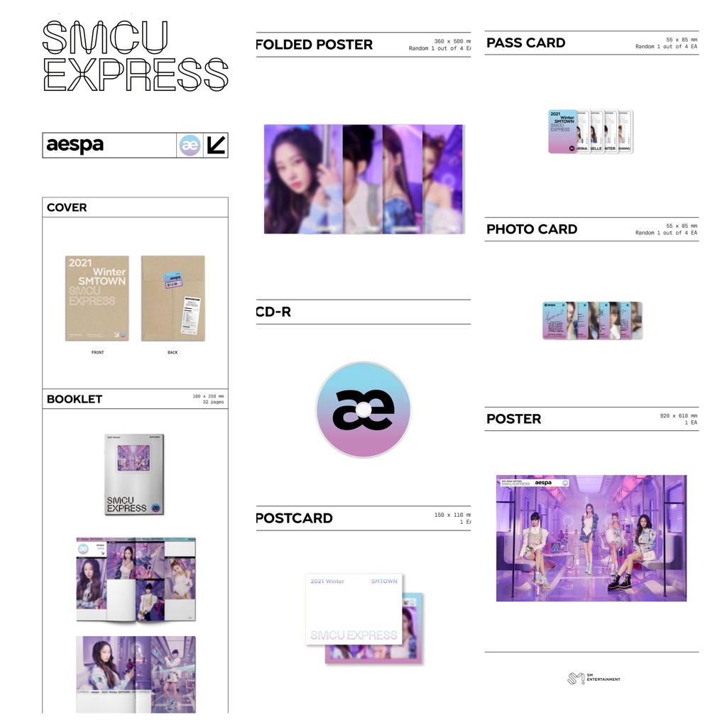 Album 2021 Winter SMTOWN SMCU EXRPESS Nhiều Nhóm + Quà 1 ảnh khổ A5 hình bias (ghi chú khi đặt hàng)