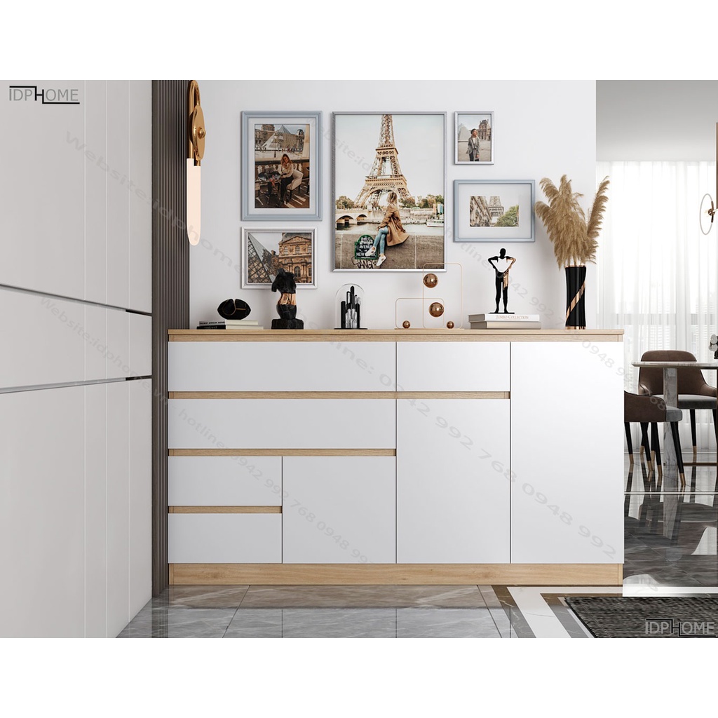 Tủ ngăn kéo gỗ công nghiệp chống ẩm hiện đại TD6811