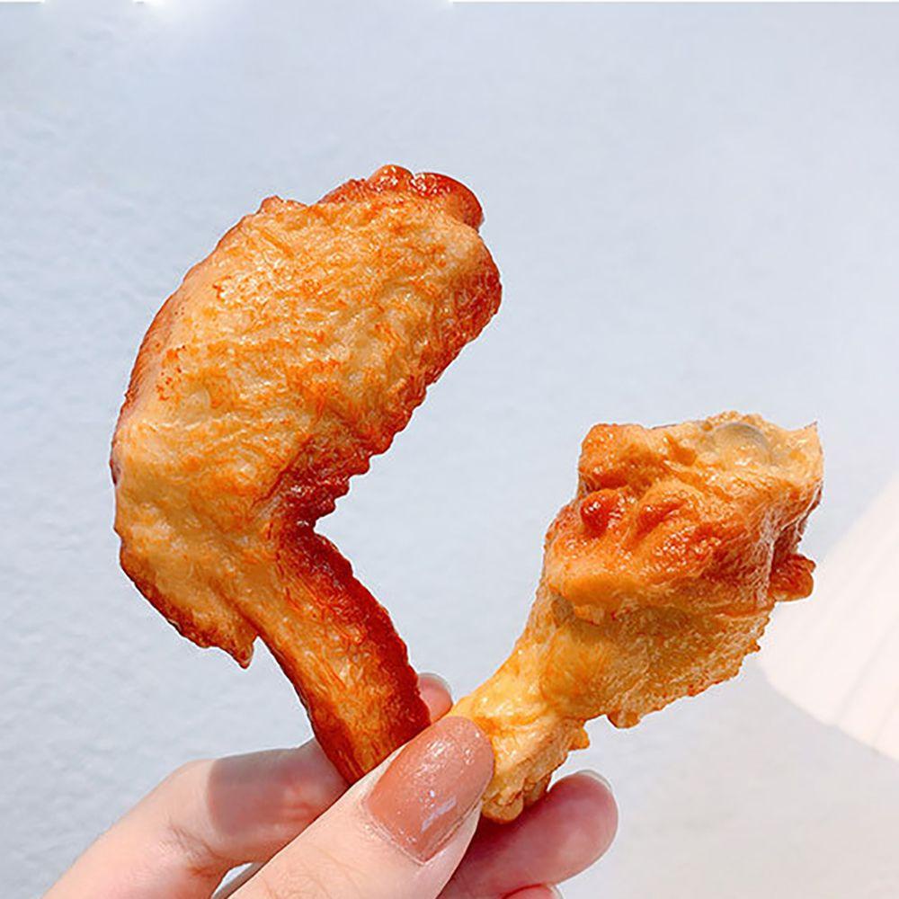 Kẹp Tóc Hình Cánh Gà/Khoai Tây Chiên Dễ Thương Phong Cách Hàn Quốc Cho Nữ