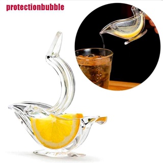 [probubbleVN]Acrylic Lemon Clip Transparent Fruit Juicer Home Kitchen Bar Gadget Boat Shape