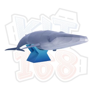 Mô hình giấy động vật Cá voi xanh