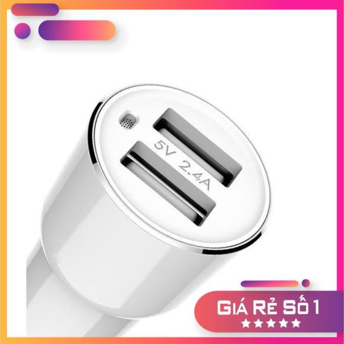 [FREESHIP]  Đầu Sạc ô tô Xiaomi ROIDMI Bluetooth 2 USB - Phụ Kiện Chi Hà bảo hành 6 tháng