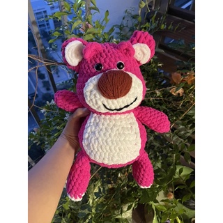 Gấu móc Len nhồi Bông An Toàn Cho Bé - Len Handmade Đan Móc Thủ Công Bằng Tay