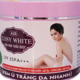 Kem ủ trắng da sữa non thảo dược cosy white 400g
