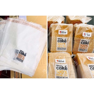 Combo 100 Túi đựng bánh gối, sanwich, bánh mì hoa cúc trong suốt KT23x31cm