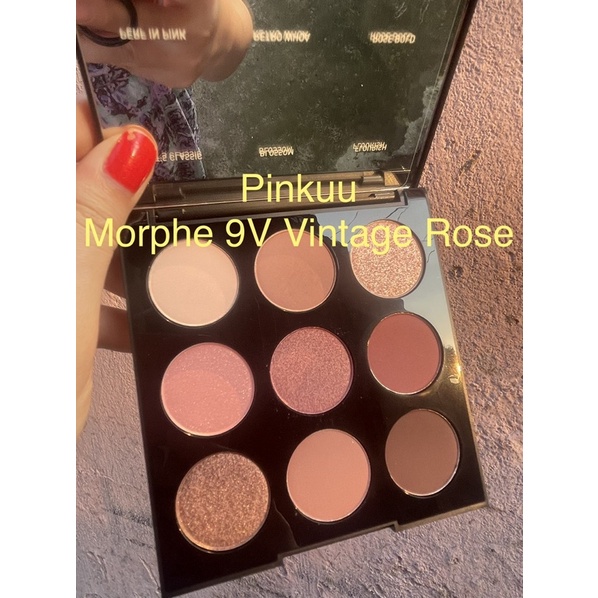 Morphe bảng phấn màu mắt 9V Vintage Rose 🌹