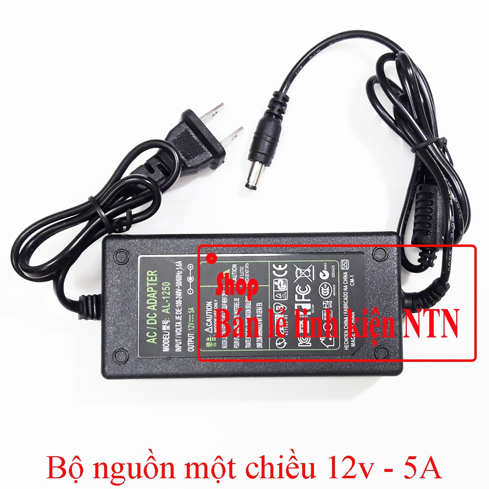 Bộ nguồn 12v DC 5A