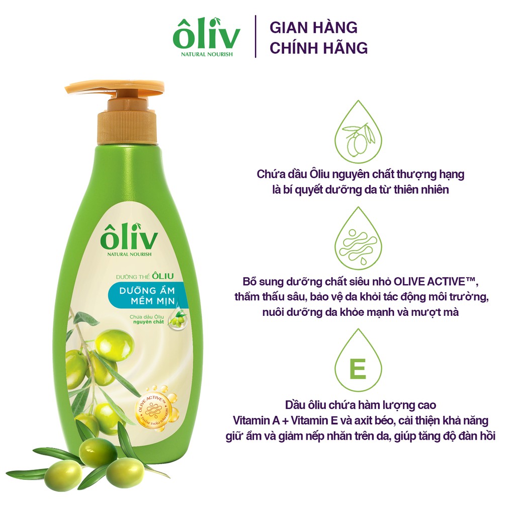 Sữa Dưỡng Thể Oliv Dưỡng Ẩm 200ml | BigBuy360 - bigbuy360.vn